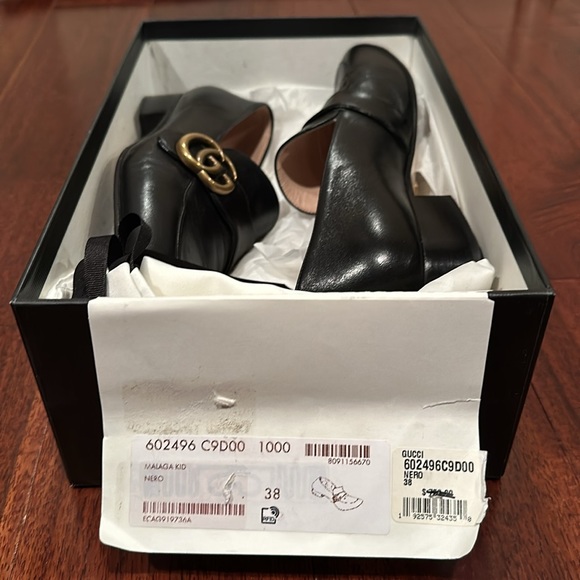 Gucci GG Logo Loafers - Size 38 - Picture 8 of 10